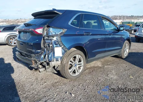 2017 Ford Edge Titanium from USA, damaged, VIN 2FMPK4K84HBC52374